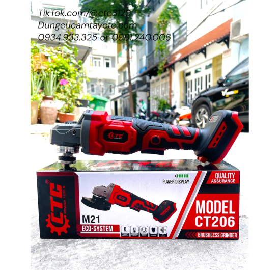 Thân mài pin CTC không chổi than. Model: CT206